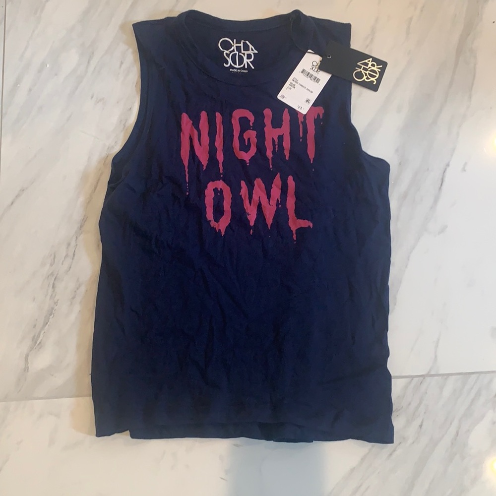 Chaser large woman’s blue tank